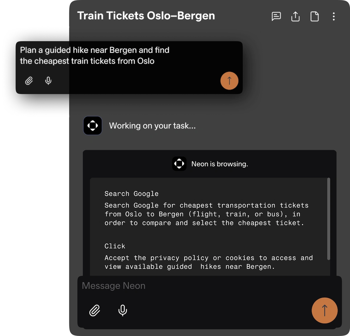 Opera Neon AI Browser: एक नया AI-संचालित ब्राउज़र जो गेम बनाता है, कोड लिखता है और ऑफलाइन भी काम करता है 2 Opera Neon AI Browser: एक नया AI-संचालित ब्राउज़र जो गेम बनाता है, कोड लिखता है और ऑफलाइन भी काम करता है 2
