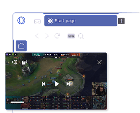 Multitask with game tips in a video pop up