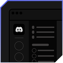 Discord Integration switcher button black