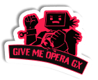 Opera GX Sticker