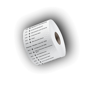 Browsing history toilet paper