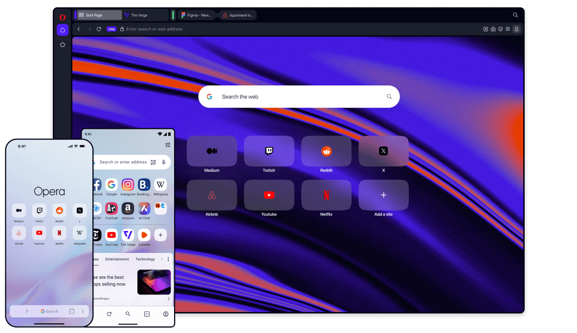 Advertise with Opera