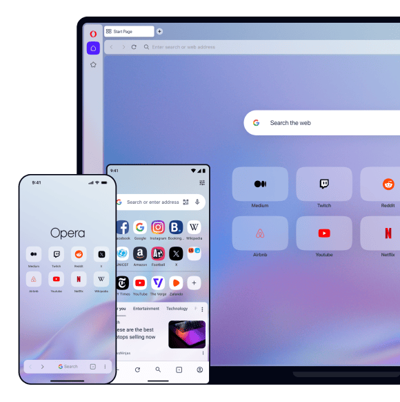 The Opera browser