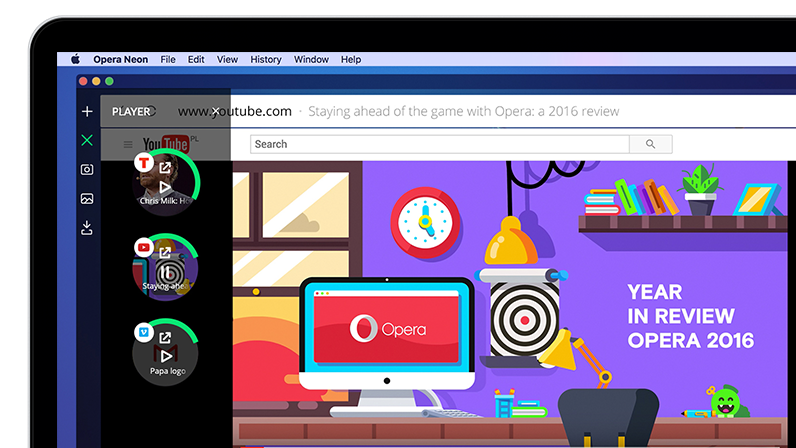 Opera Neon Der Webbrowser Der Zukunft Opera