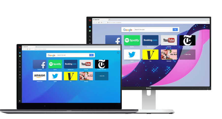 Opera browser for Windows