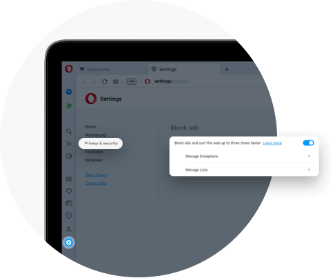 Ad Blocker Built Into Browser Browse Faster Opera