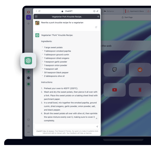 Opera GX adiciona TikTok à barra lateral do navegador e torna a