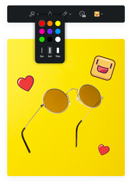 Personalizza immagini e selfie a modo tuo