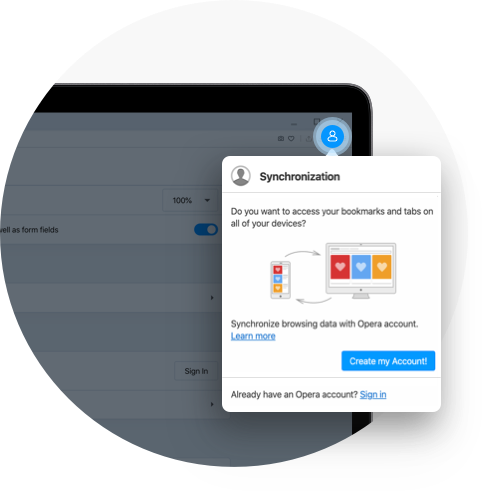 Browserdaten In Opera Synchronisieren Opera