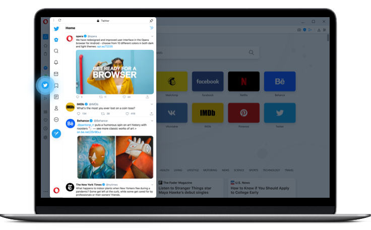 Twitter In Opera Tweet Explore And Get A Better View On Desktop Opera