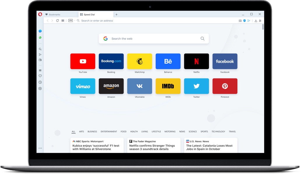 Navegador web Opera | Más rápido, más seguro, más ...