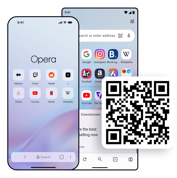 Take Opera Browser to go