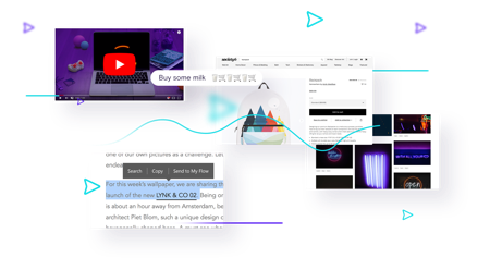 La función Flow conecta sin inconvenientes tu computador y dispositivos móviles