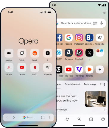 Commence avec Opera One
