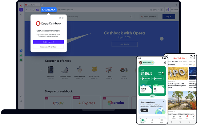 Opera Products | Fintech, Gaming, News | Opera'