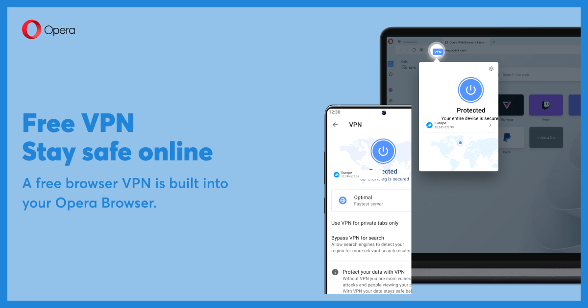 Free VPN | Browser with free VPN | Opera Browser