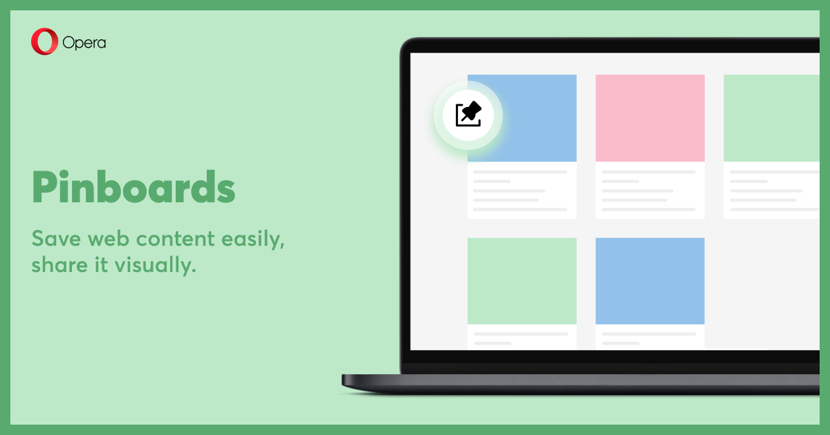 Pinboards Recolher, organizar e partilhar Opera