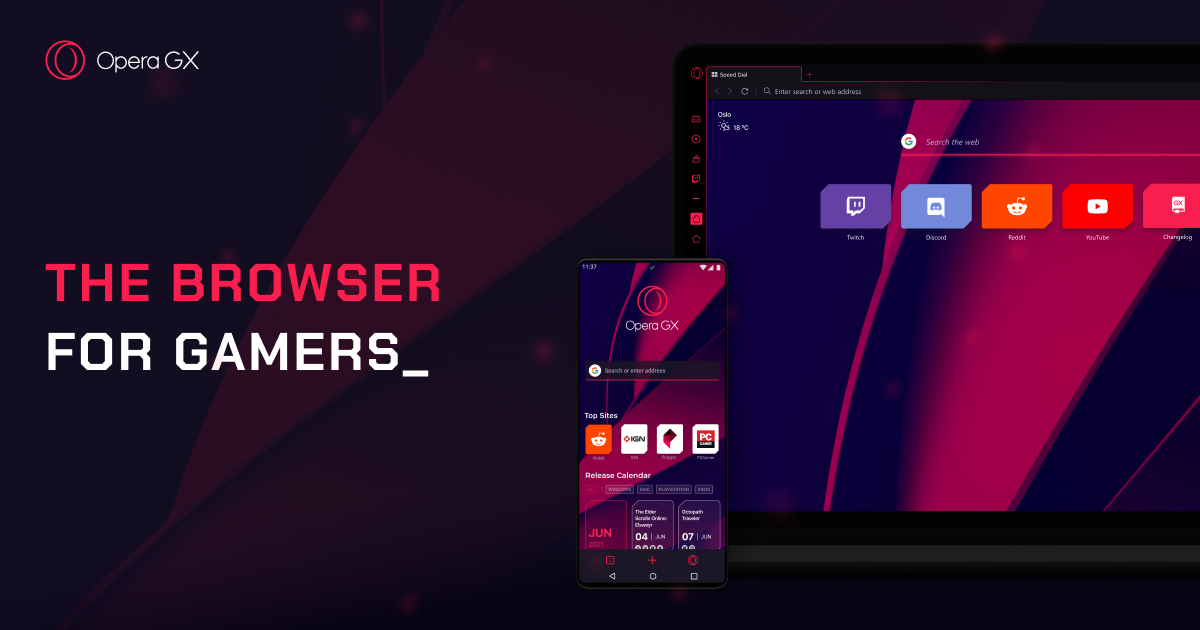 Opera GX, Gaming Browser