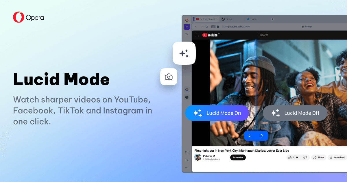 how to turn off lucid mode opera gx