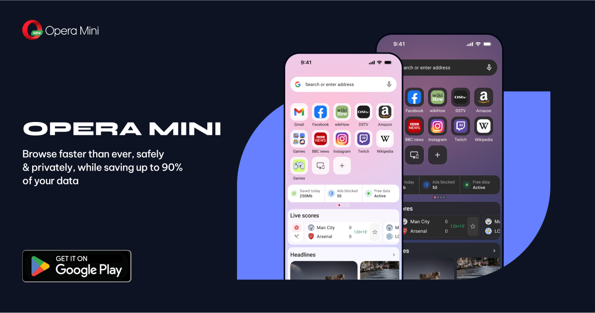 Download Opera Mini Fast Mobile Browser With Data Savings Opera