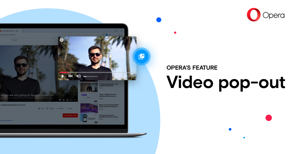 Video Pop Out Picture In Picture Video Opera