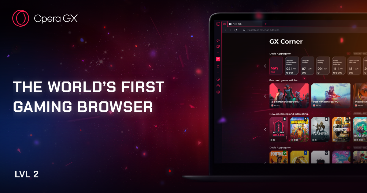 Opera GX: World's First Gaming Browser