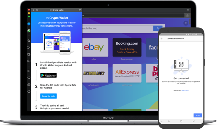 opera crypto wallet pc
