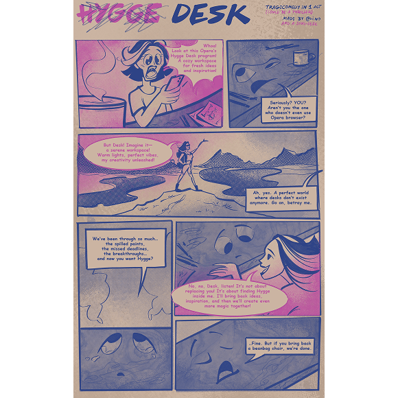 Hygge Desk Getaway winner from LITHUANIA