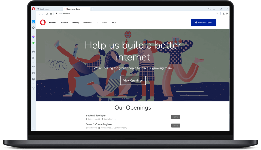 Help us build a better internet