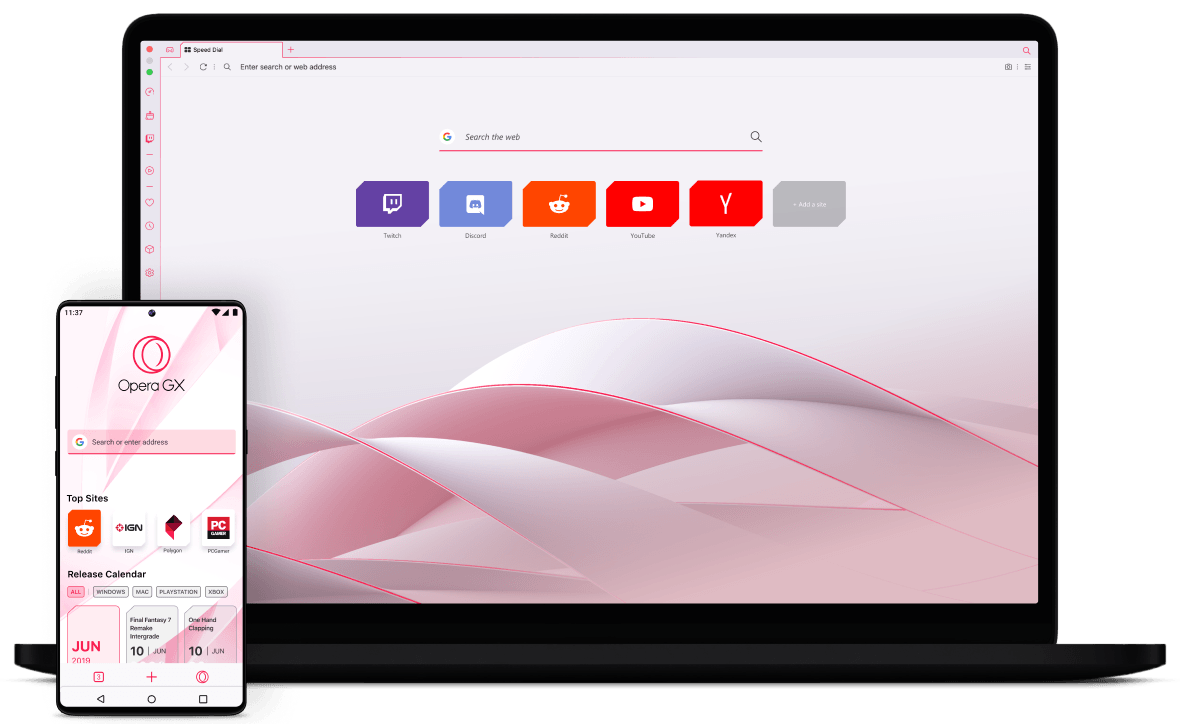 Opera GX, Gaming Browser