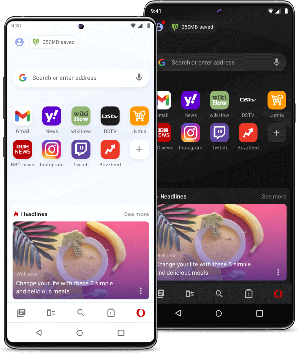 Opera Mini Cho Android | Trình Chặn Quảng Cáo, Chia Sẻ Tệp, Tiết Kiệm Dữ  Liệu | Opera