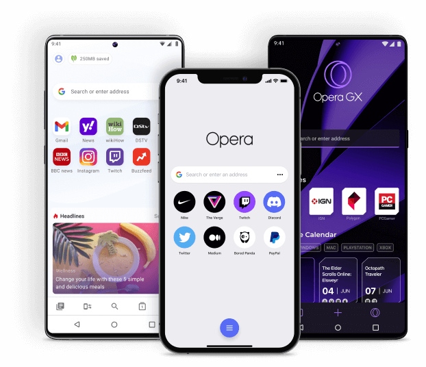 Browsers for every device | Opera Web Browsers | Opera