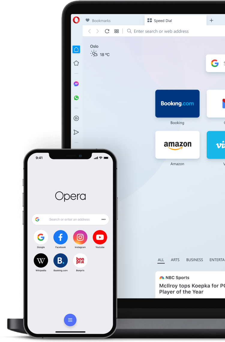 Opera’s features