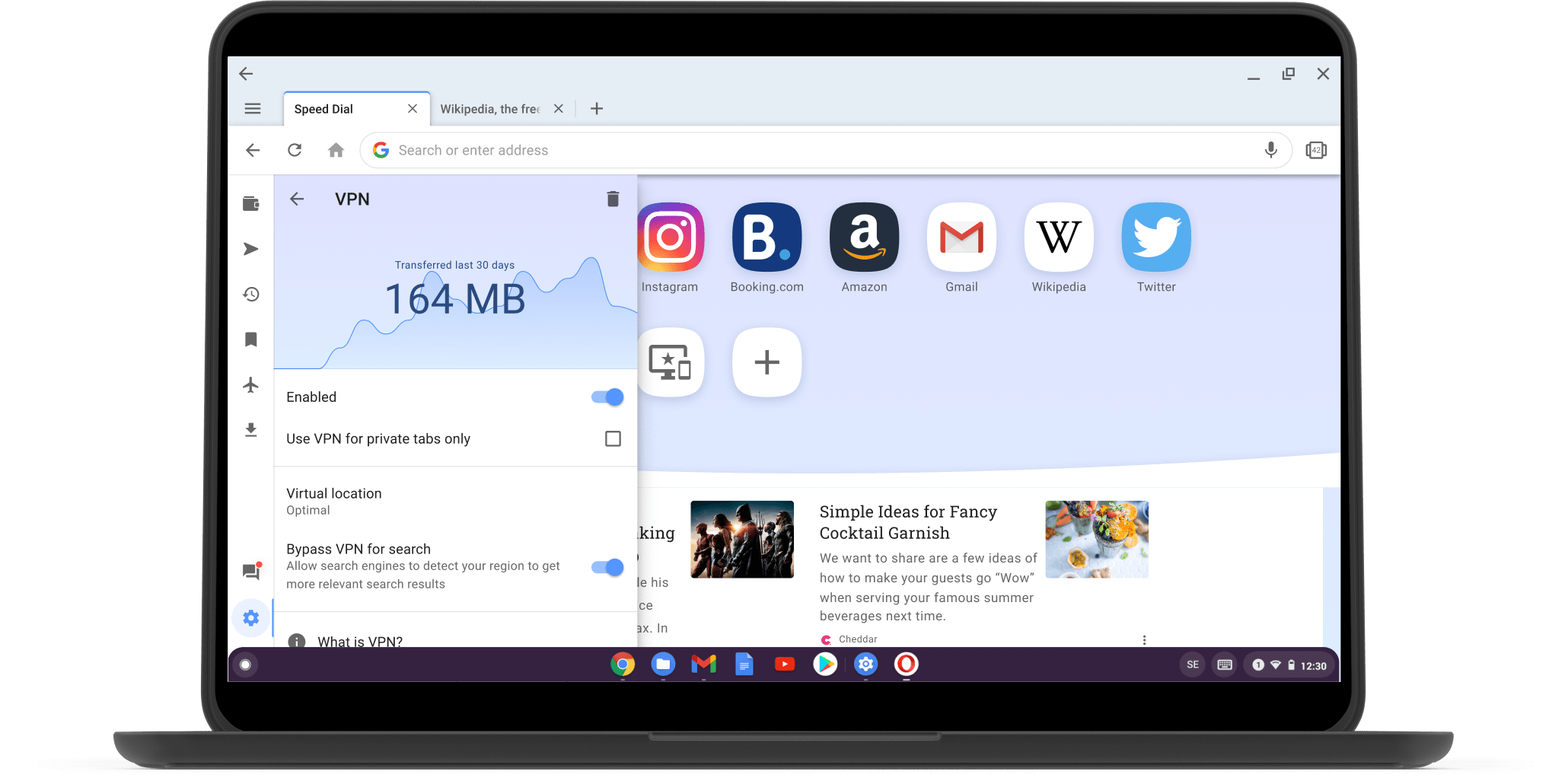 opera web browser for chromebook