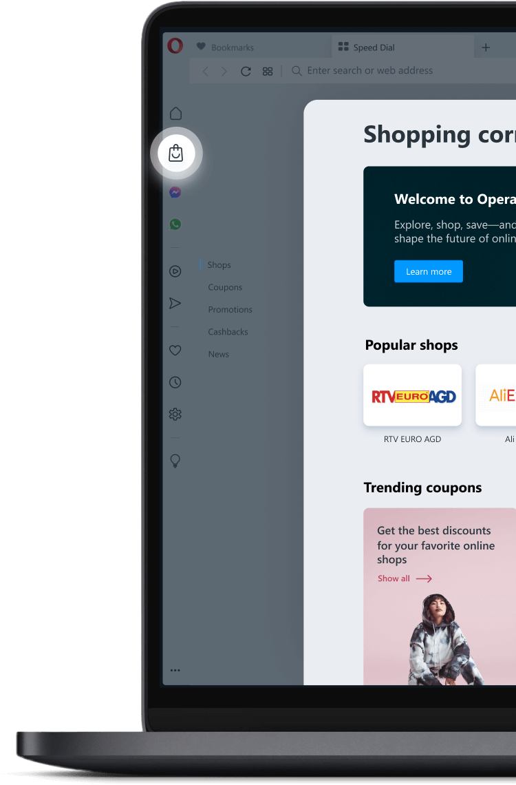 Opera Shopping Corner