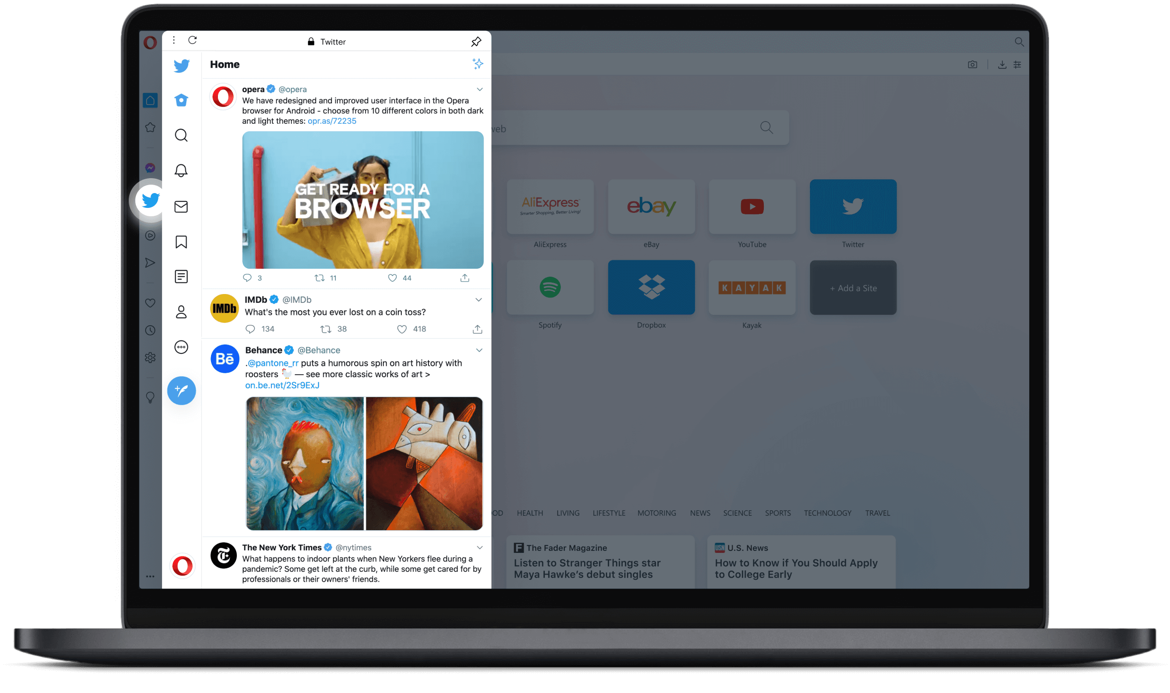 twitter in opera | tweet, explore, and get a better view on desktop | opera