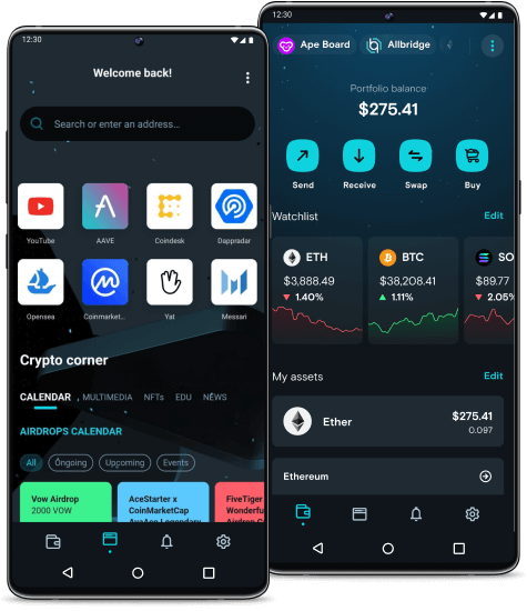 Opera Crypto Browser for mobile