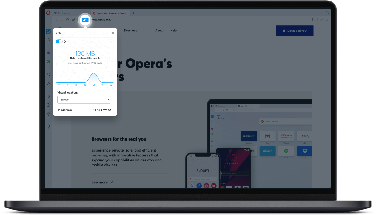 opera for mac has vpn