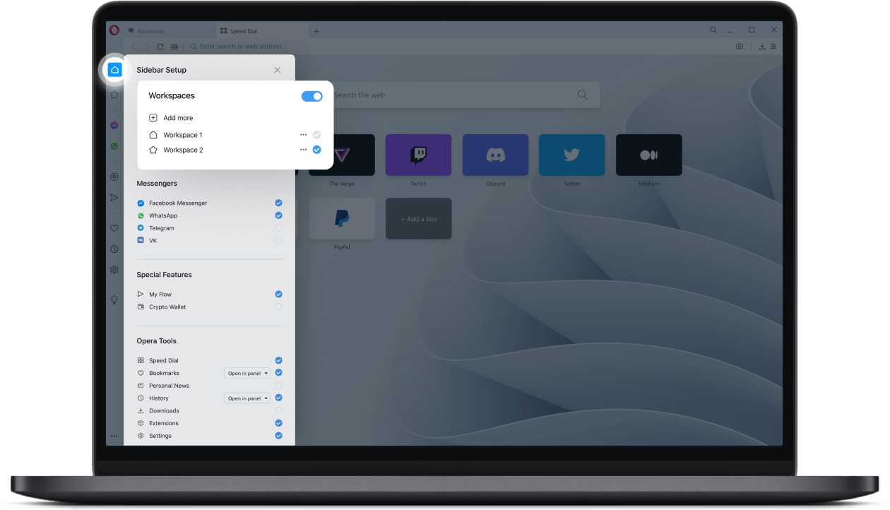 Keep your browsing organized
