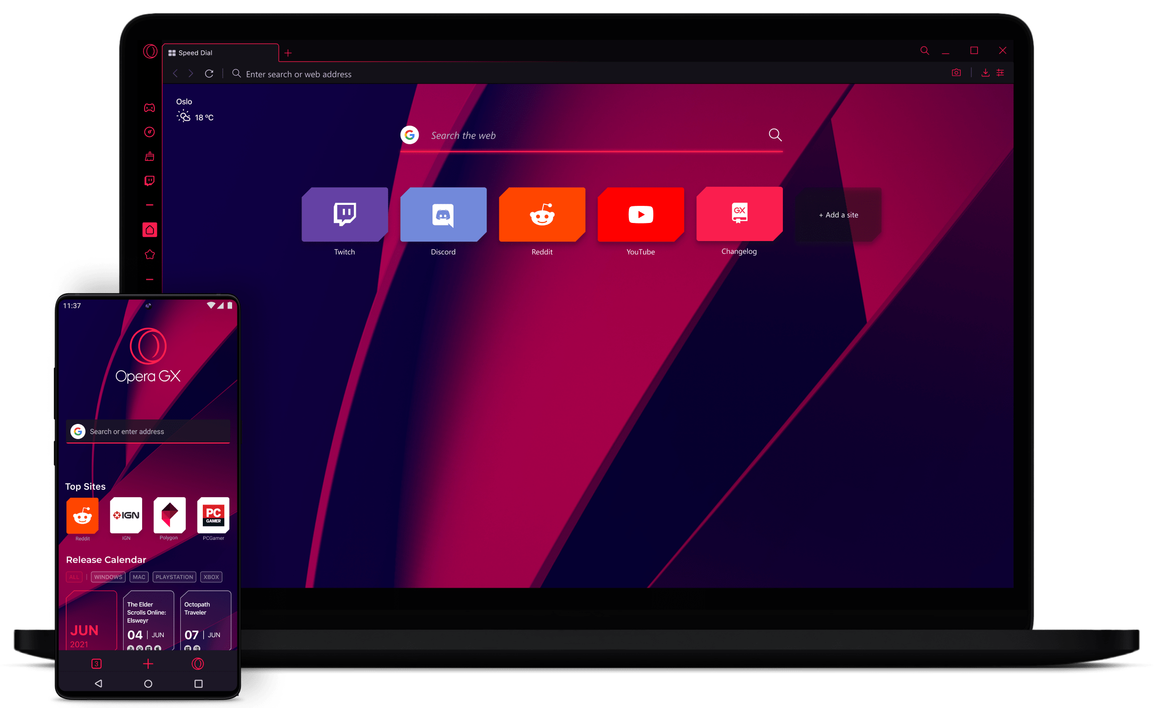 Opera GX, Gaming Browser