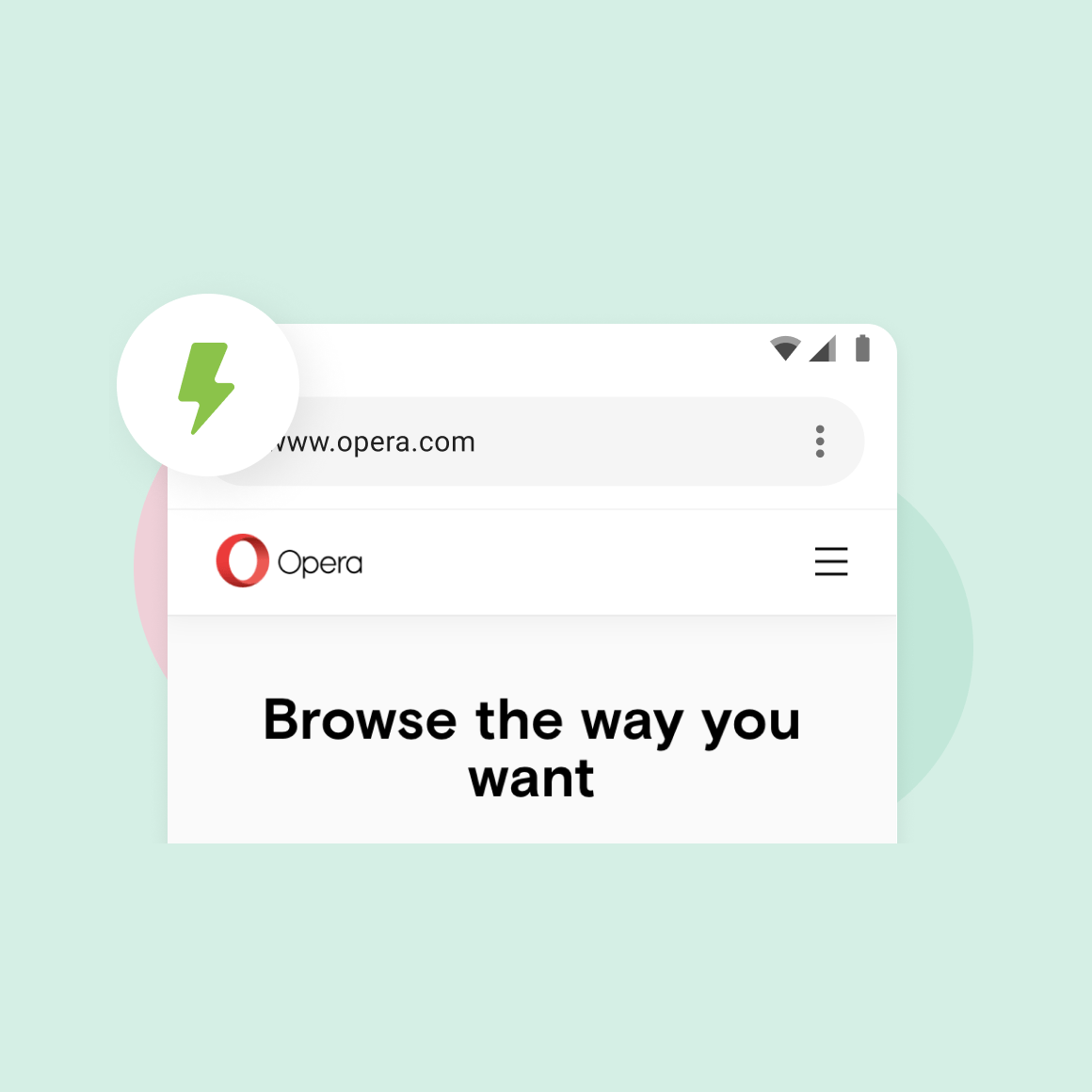 Opera Mini untuk Android | Pemblokir iklan, Berbagi file, Penghematan ...