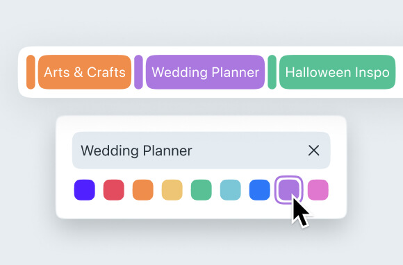 Choose handle colors