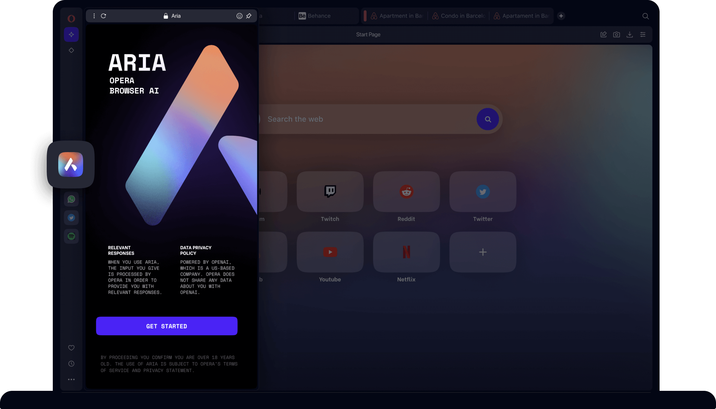 Opera browser ai