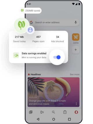  You are now enjoying FREE browsing on Opera Mini 