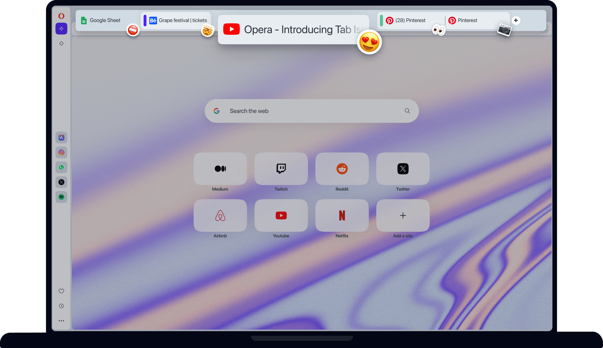 Tab Emojis | Personalize your tabs | Opera Browser