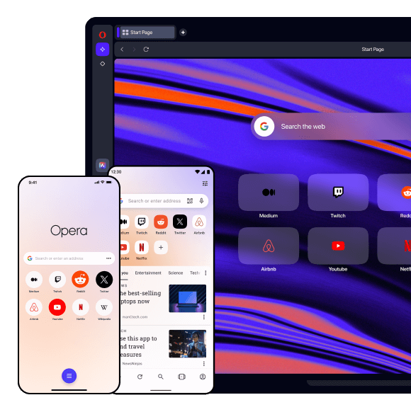 Browsers for every device, Opera Web Browsers