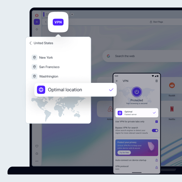 Free VPN for mobile and computer