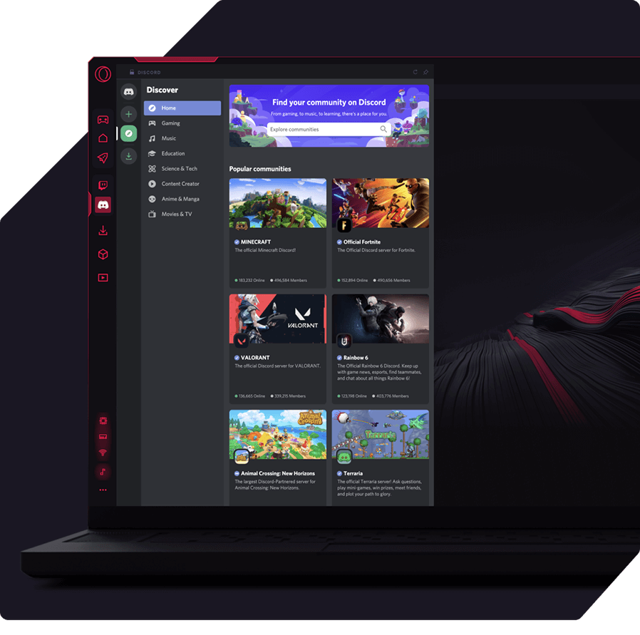Opera GX | Browser per i gamer | Opera