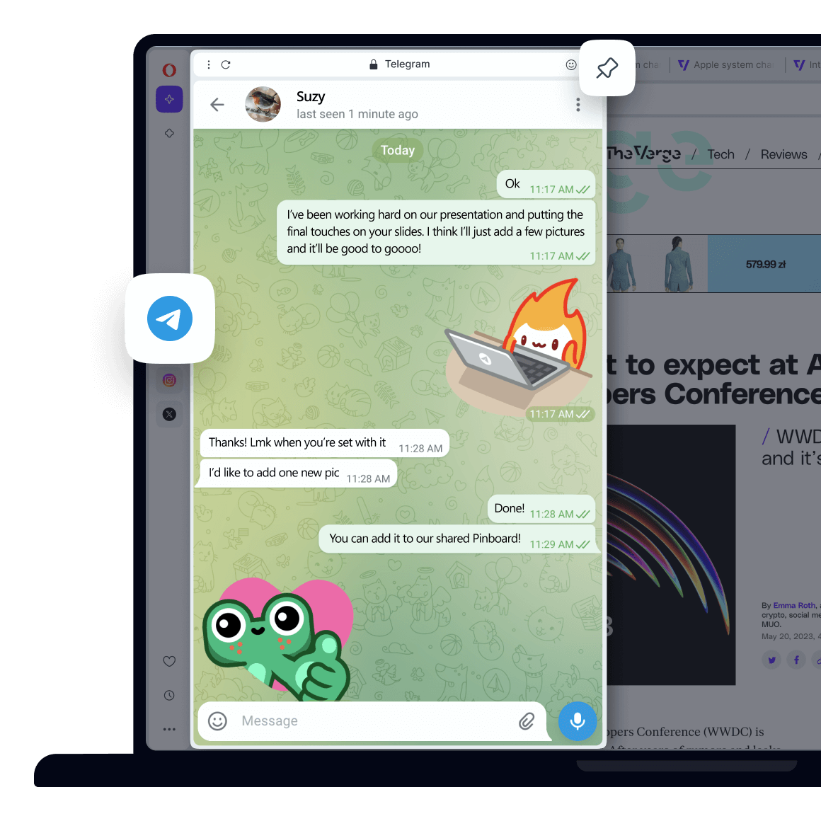 Telegram En Opera Utiliza Telegram Desde El Escritorio Navegador Opera Telegram En Opera Utiliza Telegram Desde El Escritorio Navegador Opera