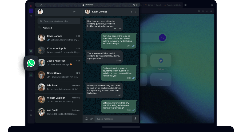 WhatsApp auf dem Desktop